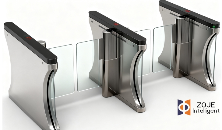 Hvad udgør kernearkitekturen og operationelle moduler i en anti-kollisionssvingport?