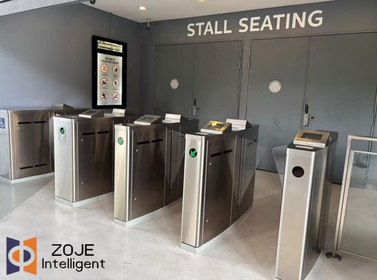 ZOJE Flap Turnstile Gate installeret med succes i Singapore og Uruguay