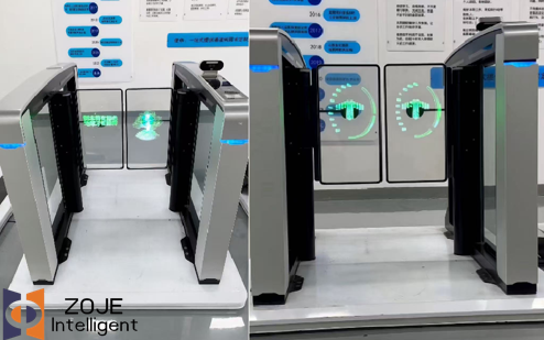 Hvordan opnår ZOJE Swing Turnstile tilpassede dynamiske LED-lyseffekter på sine dørvinger?